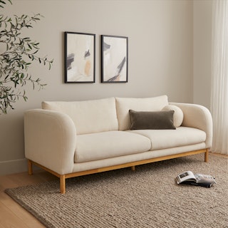 Kinso 88" Sofa - Buckler Ivory
