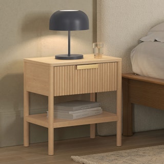 Liv 1-Drawer Nightstand - White Oak