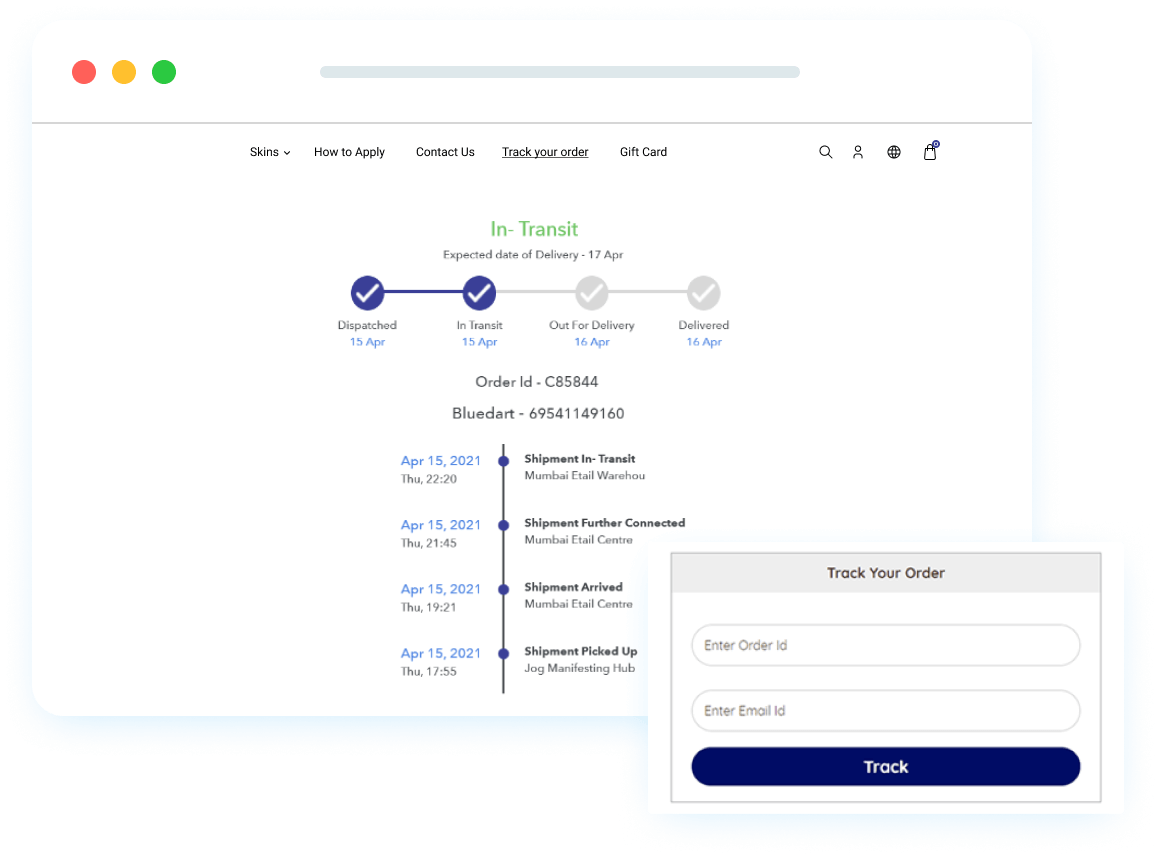 custom tracking